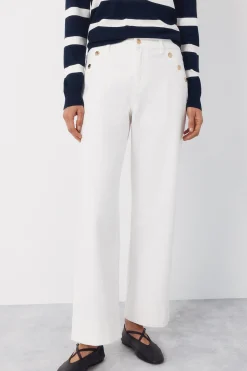 Cortefiel Jeans Palazzo botones^Mujer Jeans