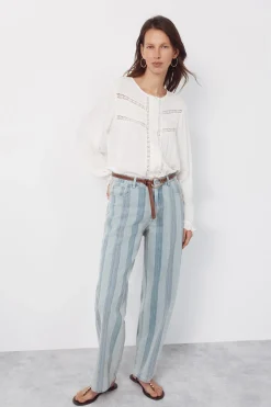 Cortefiel Jeans rayas Recto^Mujer Jeans