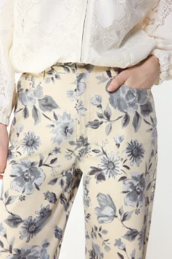 Slowlove Jeans recto flores^Mujer Jeans