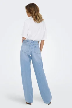 JDY Jeans rectos tiro medio^Mujer Jeans