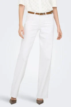 JDY Jeans rectos tiro medio^Mujer Jeans|Pantalones