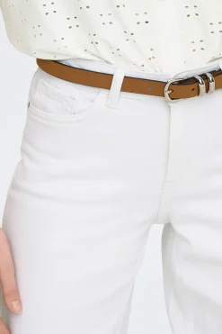 JDY Jeans rectos tiro medio^Mujer Jeans|Pantalones