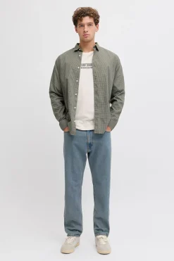 JJ REBEL Jeans relaxed tiro medio vaquero^Hombre Jeans|Pantalones