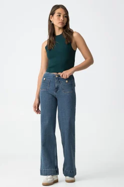 Tiffosi Jeans Sarah Wide Leg^Mujer Jeans|Pantalones