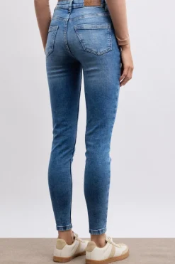 Inside Jeans Skinny Tiro Medio^Mujer Jeans|Pantalones