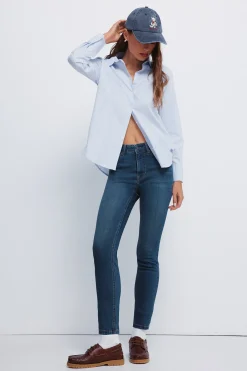Springfield Jeans slim cropped^Mujer Jeans