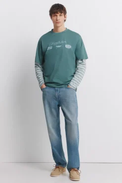 Springfield Jeans sobretintado straight fit^Hombre Jeans|Pantalones