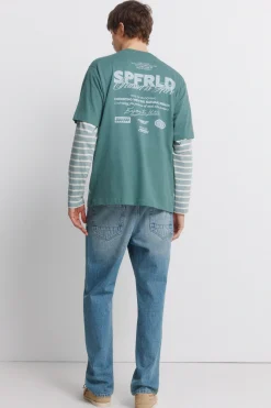 Springfield Jeans sobretintado straight fit^Hombre Jeans|Pantalones