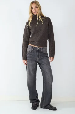 Balmohk Jeans straight mid rise^Mujer Jeans