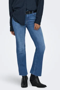 Only Jeans Straight Tiro Medio^Mujer Jeans|Pantalones