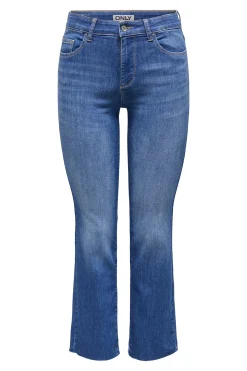 Only Jeans Straight Tiro Medio^Mujer Jeans|Pantalones