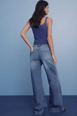 Springfield Jeans super wide comfort^Mujer Jeans
