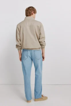 Springfield Jeans ultra ligero lavado medio straight fit^Hombre Jeans|Pantalones