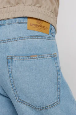 Springfield Jeans ultra ligero lavado medio straight fit^Hombre Jeans|Pantalones