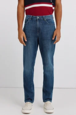 Springfield Jeans ultraligero lavado oscuro slim fit^Hombre Jeans|Pantalones