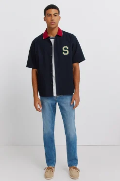 Springfield Jeans ultraligero lavado medio slim fit^Hombre Jeans|Pantalones