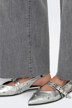 Only Jeans wide leg crop^Mujer Jeans