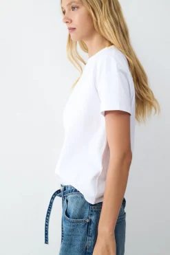 Balmohk Jeans wide leg detalle cord&oacute;n^Mujer Jeans