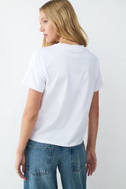 Balmohk Jeans wide leg detalle cord&oacute;n^Mujer Jeans