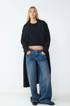 Balmohk Jeans wide leg low rise^Mujer Jeans