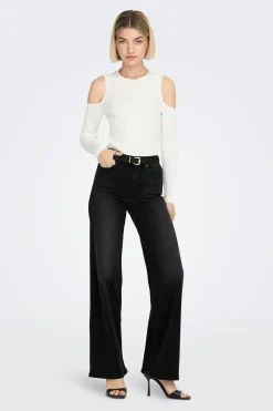 Only Jeans Wide Leg Tiro Alto^Mujer Jeans|Pantalones