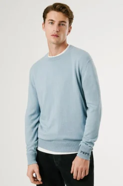 Pepe Jeans Jersey Andre con cuello redondo^Hombre Jerséis Y Cárdigans