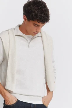 Springfield Jersey b&aacute;sico cremallera^Hombre Jerséis Y Cárdigans