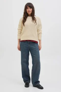 Jack & Jones Jersey b&aacute;sico de punto plano^Mujer Jerséis Y Cárdigans|Basic Bar