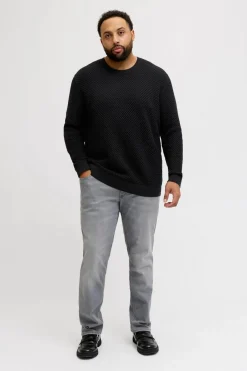 Jack & Jones PLUS Jersey b&aacute;sico de punto liso^Hombre Jerséis Y Cárdigans