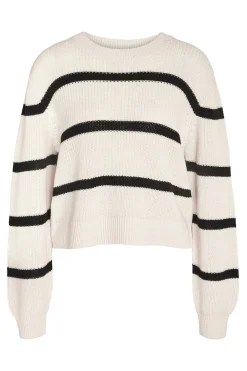 Noisy May jersey b&aacute;sico rayas cuello redondo^Mujer Jerséis Y Cárdigans