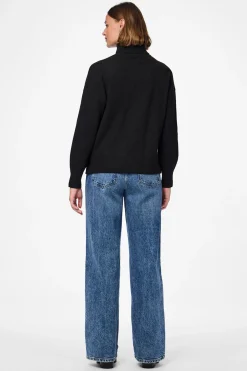 Pieces Jersey b&aacute;sico vuelto^Mujer Jerséis Y Cárdigans