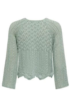 Only Jersey calado manga francesa^Mujer Jerséis Y Cárdigans