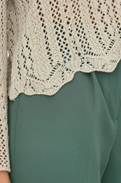 Only Jersey calado manga francesa^Mujer Jerséis Y Cárdigans