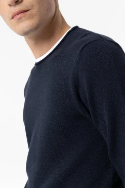 Tiffosi Jersey Combinado De Algod&oacute;n^Hombre Jerséis Y Cárdigans