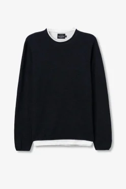 Tiffosi Jersey Combinado De Algod&oacute;n^Hombre Jerséis Y Cárdigans