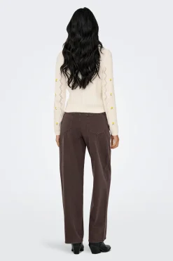 Only Jersey con calados y bordados^Mujer Jerséis Y Cárdigans