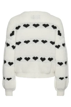 Pieces Jersey con corazones^Mujer Jerséis Y Cárdigans