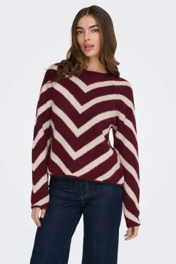 Only Jersey con estampado geom&eacute;trico^Mujer Jerséis Y Cárdigans