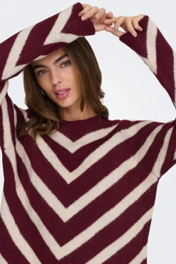 Only Jersey con estampado geom&eacute;trico^Mujer Jerséis Y Cárdigans