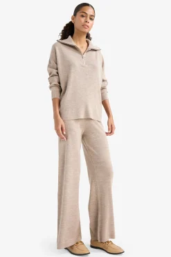 DeFacto Jersey con media cremallera^Mujer Jerséis Y Cárdigans|Basic Bar