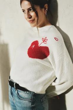 Springfield Jersey coraz&oacute;n A^Mujer Jerséis Y Cárdigans