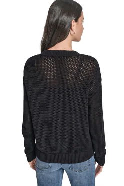 DKNY Jersey crochet^Mujer Jerséis Y Cárdigans