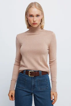 Springfield Jersey cuello alto botones pu&ntilde;os^Mujer Jerséis Y Cárdigans