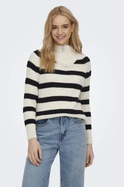 Only Jersey cuello alto cremallera^Mujer Jerséis Y Cárdigans