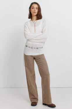 Springfield Jersey cuello barco^Mujer Jerséis Y Cárdigans