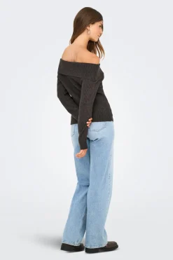 Only Jersey cuello barco vuelto^Mujer Jerséis Y Cárdigans|Basic Bar