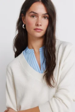 Springfield Jersey cuello mao bimateria^Mujer Jerséis Y Cárdigans