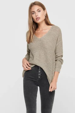 JDY Jersey cuello pico^Mujer Jerséis Y Cárdigans|Basic Bar