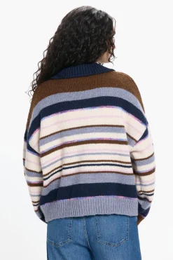 Pieces Jersey Cuello Polo Contraste^Mujer Polos