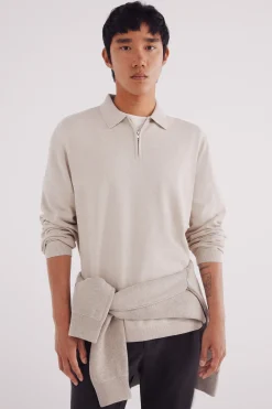 Springfield Jersey cuello polo cremallera^Hombre Jerséis Y Cárdigans